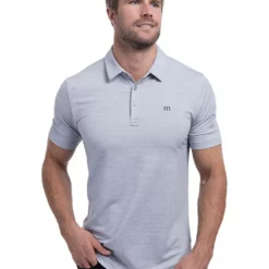 Travis Mathew The Heater Polo - Heather Microchip