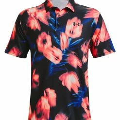 Under Armour Playoff 2.0 Graphic Polo - Black/Radio Red