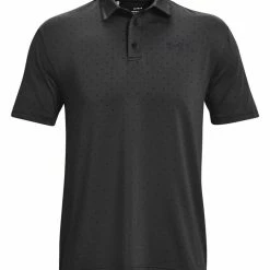 Under Armour Playoff 2.0 Printed Dot Polo - Black/Galaxy Black