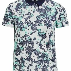 Under Armour Women's Zinger Rise Short Sleeve Polo - Midnight Navy/Neptune