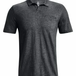 Under Armour Vanish Snap Polo - Black/Radio Red