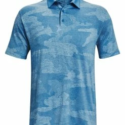 Under Armour Playoff 2.0 Jacquard Polo - Chicago Blue/Fuse Teal