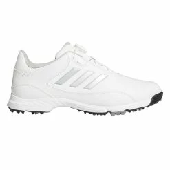 Adidas Golflite Max BOA Wide Golf Shoes - Cloud White/Silver Met./Core Black