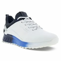 Ecco M S-Three Golf Shoes - White/Black