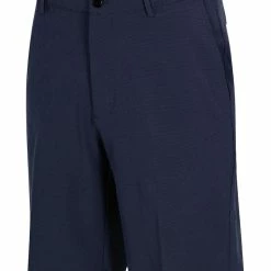 Greg Norman Classic Mini Check Short - Navy
