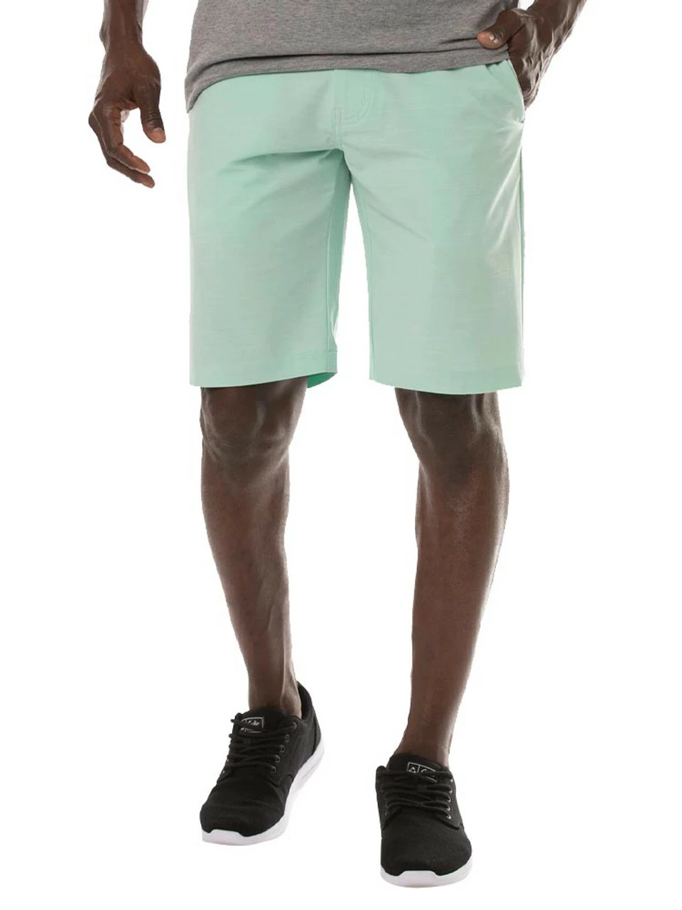 Travis Mathew On A Boat Short - Heather Neptune Green 1 Travis Mathew On A Boat Short - Heather Neptune Green
