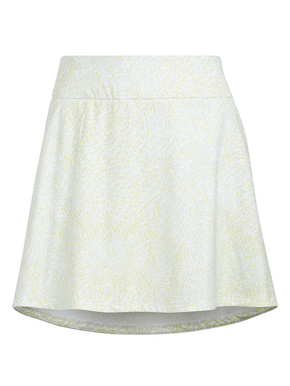 Adidas W Printed Frill Golf Skort - White 1 Adidas W Printed Frill Golf Skort - White