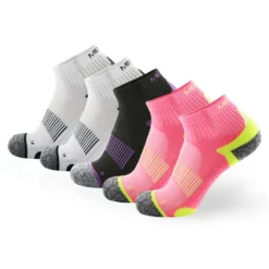 Meikan Socks Meikan 5 Pack Women's Quarter Cut Performance Sports Socks - Multi