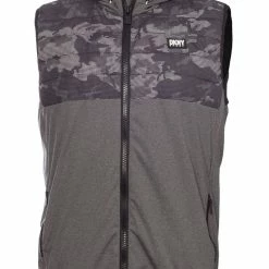 DKNY Sport Swift Hybrid Gilet - Charcoal Marl