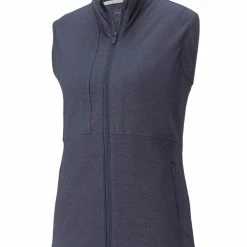 Puma Women's CLOUDSPUN Daybreak Golf Vest - Navy Blazer Heather